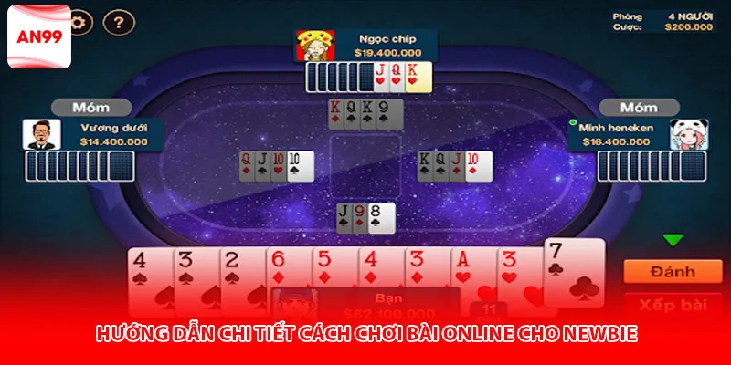 Hướng dẫn chi tiết cách chơi bài phỏm online cho newbie